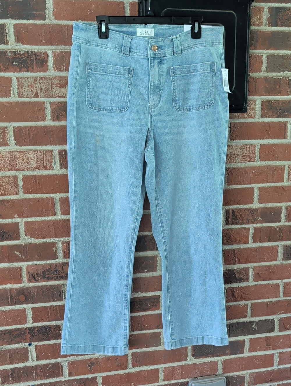 Nicole Miller Soho Highrise Ankle Flare Jeans Size 14 (1048)
